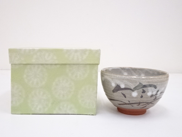 JAPANESE TEA CEREMONY / TEA BOWL CHAWAN / KYO WARE